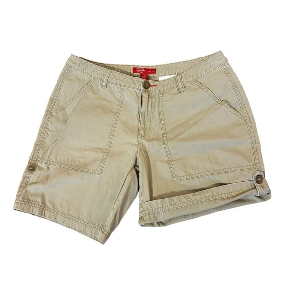 Eastern Mountain Sports Khaki Camping Hiking Shorts Gorpcore Womens size 6 - Picture 1 of 9